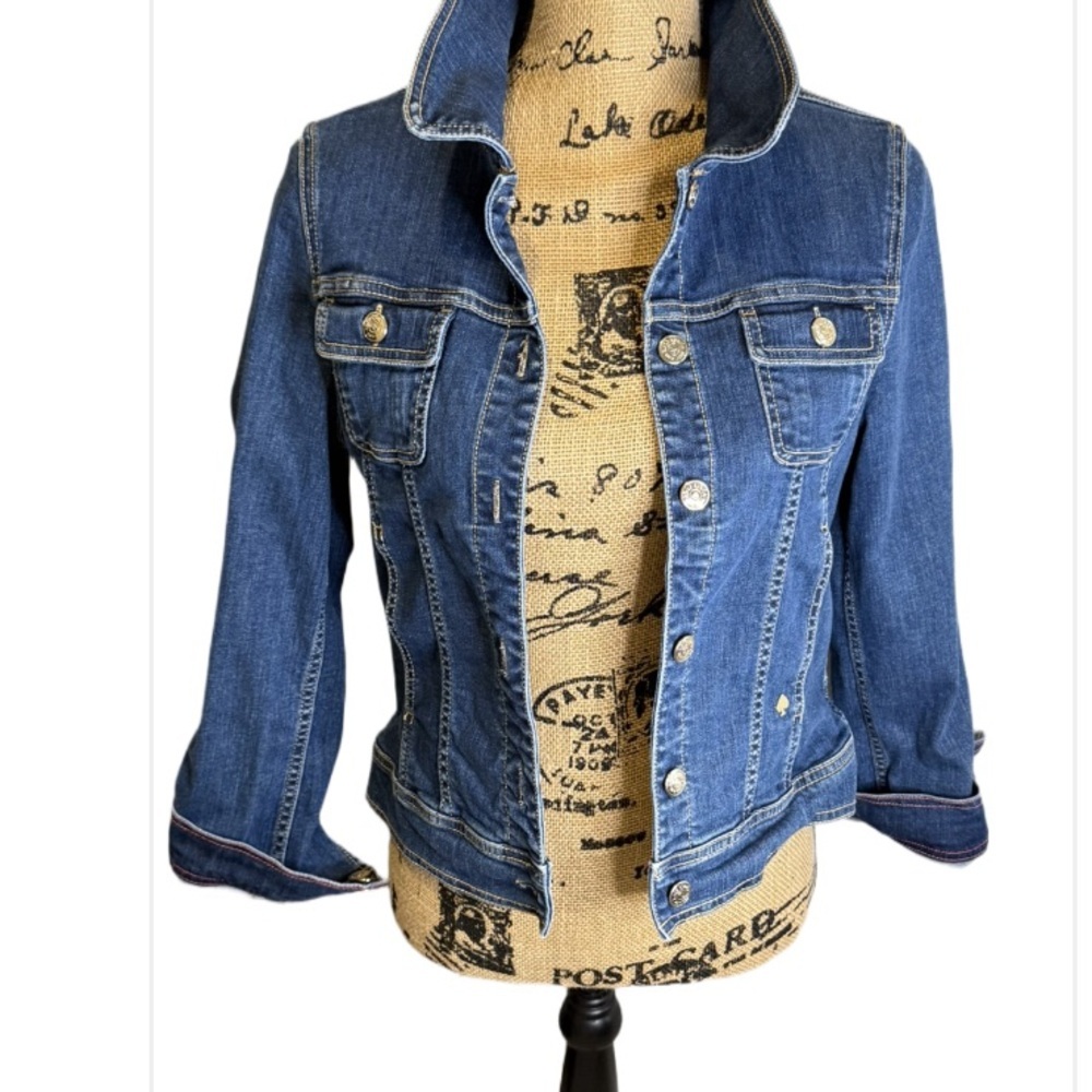 kate spade Medium Blue Denim Jacket - Picture 2 of 7